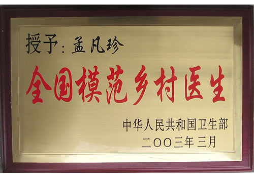 全国模范乡村医生